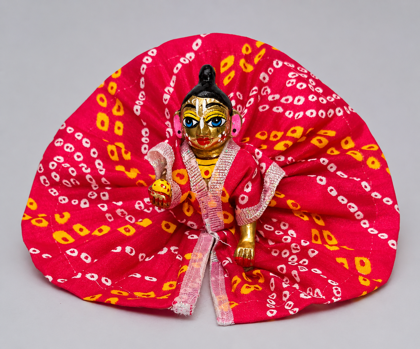 Laddu Gopal Bandhani Poshak (Pack of 6) | Cotton Summer Dress