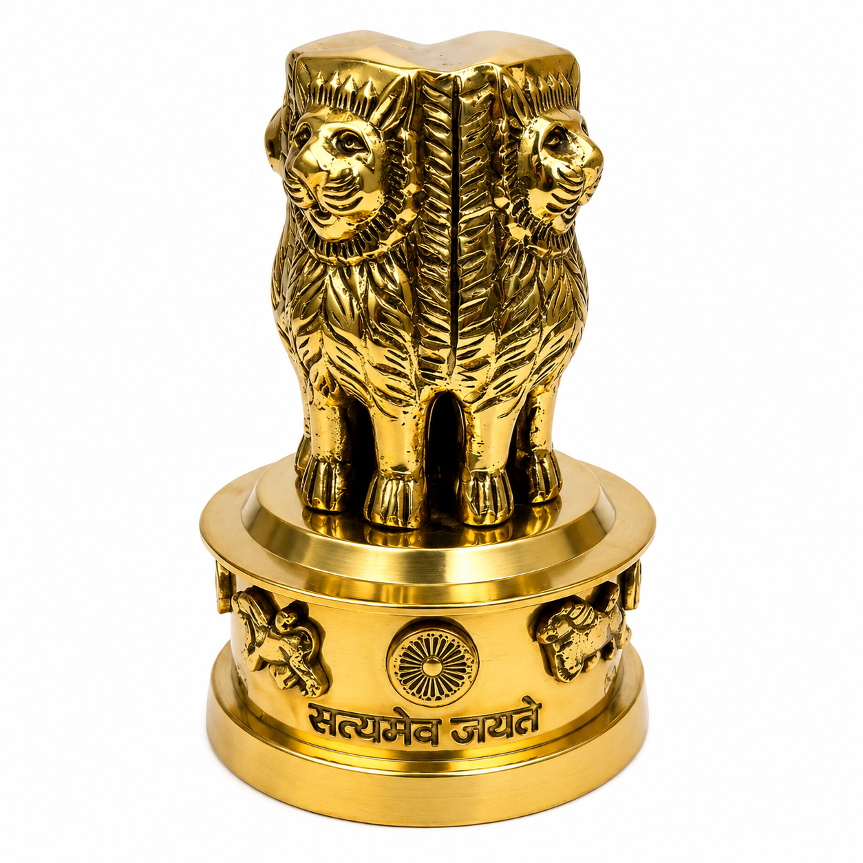 Handcrafted Ashoka Lion Capital Decor