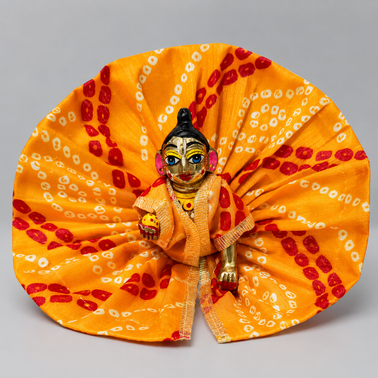 Laddu Gopal Bandhani Poshak (Pack of 6) | Cotton Summer Dress