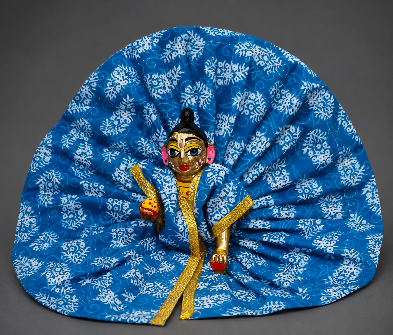 Laddu Gopal Bandhani Print Poshak | Multicolor Dress Combo Pack of 4