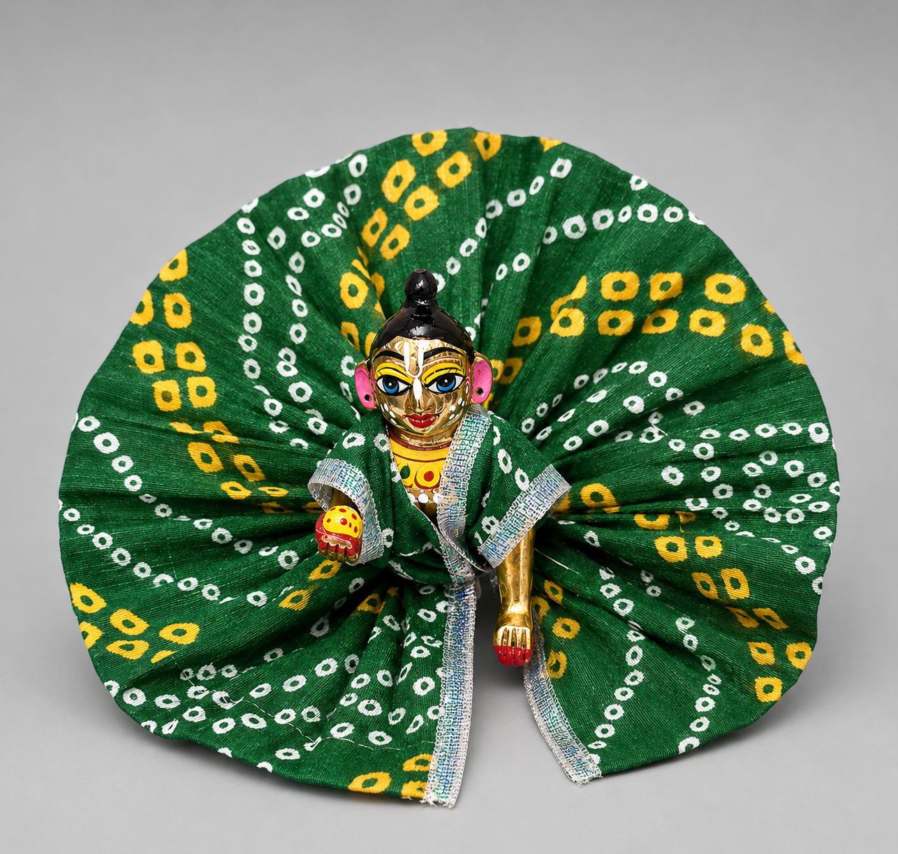 Laddu Gopal Bandhani Poshak (Pack of 6) | Cotton Summer Dress