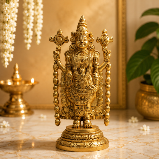 Premium Brass Balaji Venkateswara Idol ⭐ (Best)