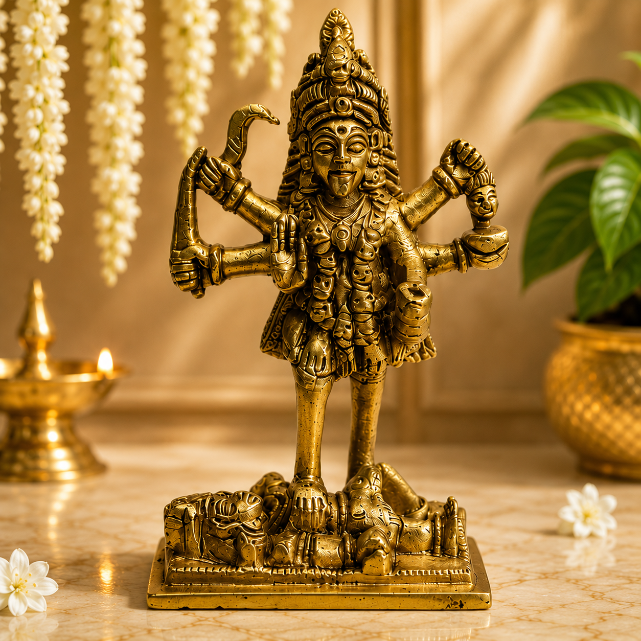 Handcrafted Brass Maa Kali Idol