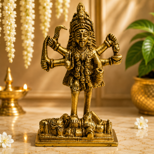 Handcrafted Brass Maa Kali Idol